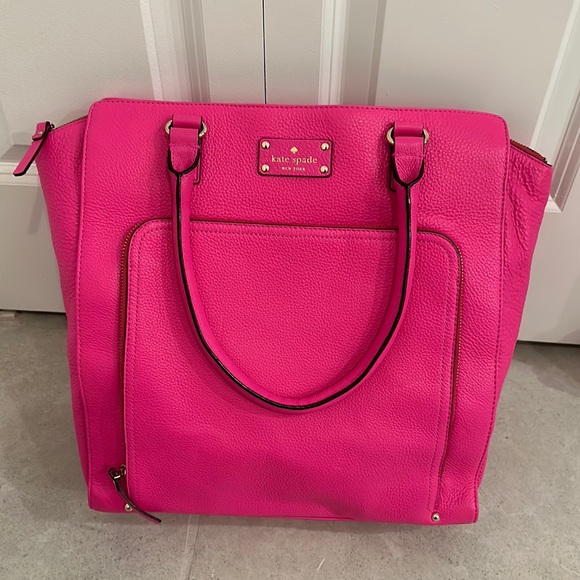kate spade Handbags - Kate Spade fuscia handbag/travel bag
